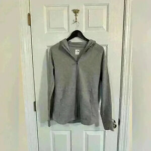 NORTH FACE, womens lightweight, cotton jacket, size small, grey